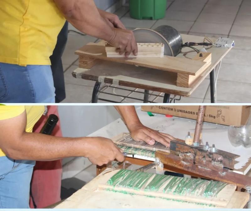 Aracatu: Curso de produção de Vassoura com garrafas Pet passa a ser ofertado em parceria com a Cesol