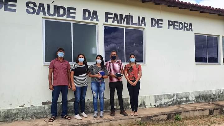 Aracatu: Prefeita Braulina Lima visita PSF da região da Pedra; unidade será reformada