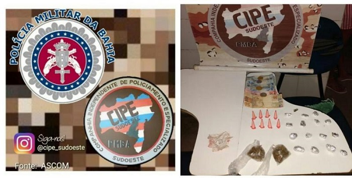 Grupo que vendia drogas em bar é preso em Palmas de Monte Alto; os envolvidos foram conduzidos a Delegacia de Guanambi