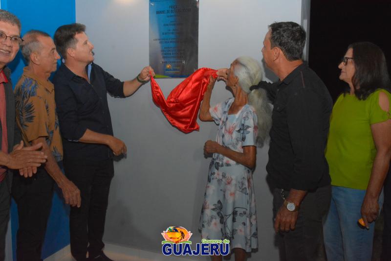 Quadra poliesportiva e praça são inauguradas no Povoado de Sanguessuga em Guajeru