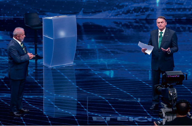 Primeiro debate do 2º turno entre Lula e Bolsonaro foca em pandemia e corrupção