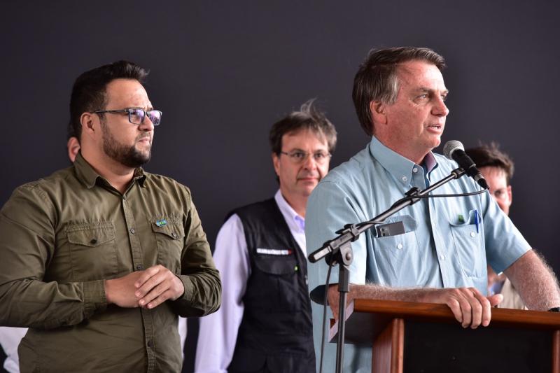 Em visita a Tanhaçu presidente Bolsonaro formaliza contrato de concessão da Fiol, trecho da obra compreende Caetité a Ilhéus