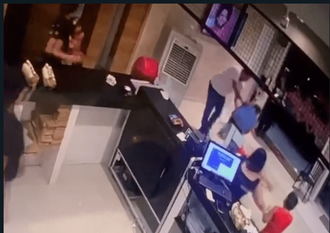 Câmera de segurança flagra momento que homem agride ex-companheira em Guanambi