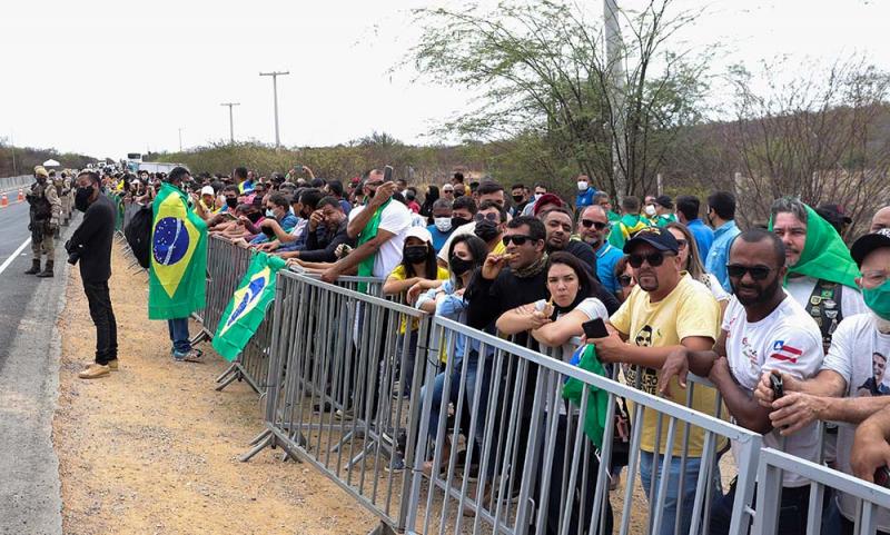 Em visita a Tanhaçu presidente Bolsonaro formaliza contrato de concessão da Fiol, trecho da obra compreende Caetité a Ilhéus