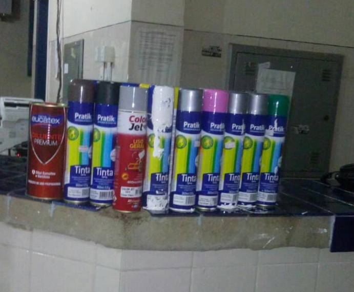 Homem é preso em flagrante após furtar loja de tintas em Brumado