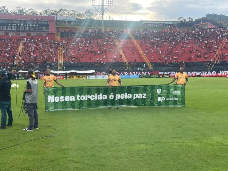 ‘Nossa Torcida é pela Paz’: Campanha do MPBA contra violência nos estádios será exibida na final do Baianão