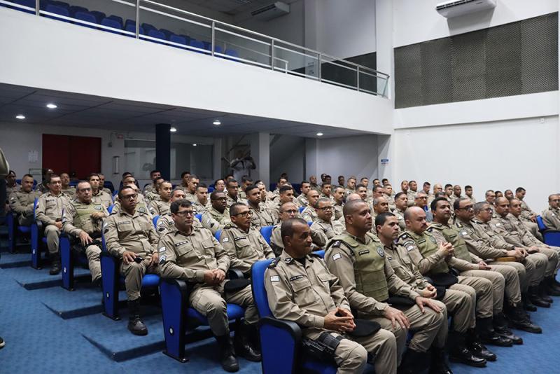 Comandante-Geral da Pm da Bahia reúne com tropa em Brumado e fala em ações de combate ao crime