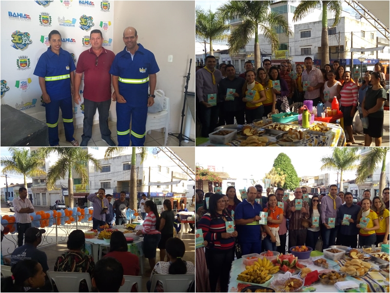 Clube dos Desbravadores de Barra Da Estiva dão folga aos garis e fazem o trabalho por eles