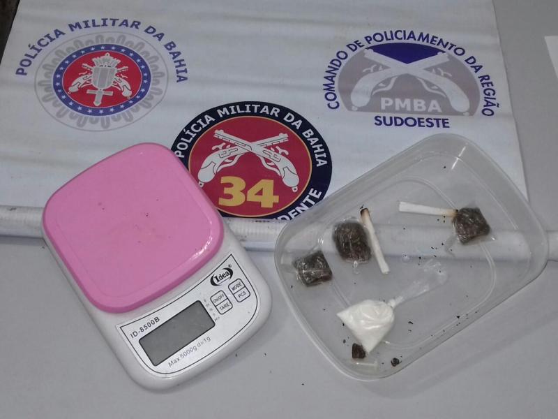 Ituaçu: Polícia Militar apreende drogas no povoado de Lagoa da Lage