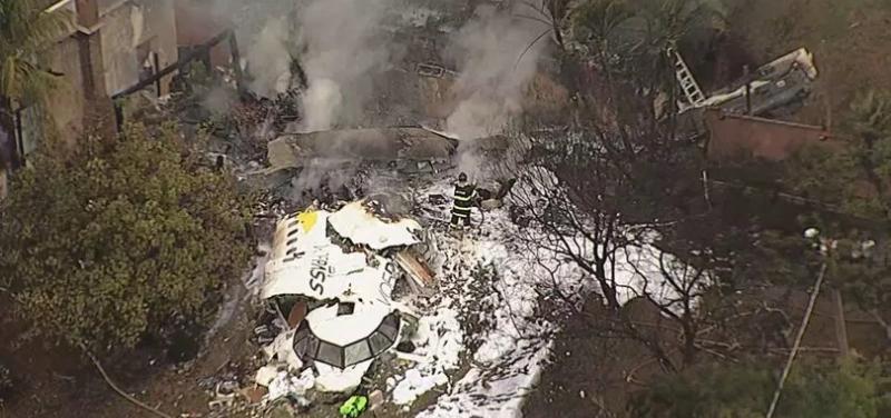 Avião que caiu em São Paulo estava no quarto voo do dia