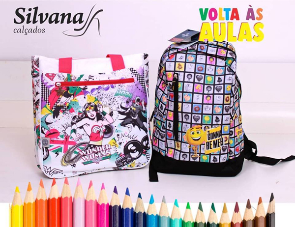Menor Preço: Calçados, mochilas e outros acessórios para as Volta às Aulas você encontra na Silvana Calçados em Brumado