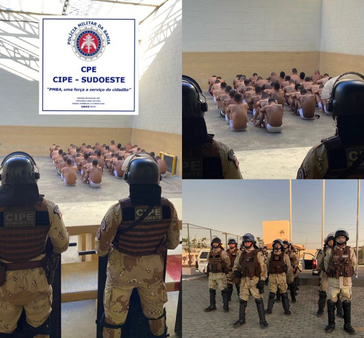 CIPE Sudoeste realizou revista no Conjunto Penal de Vitória da Conquista