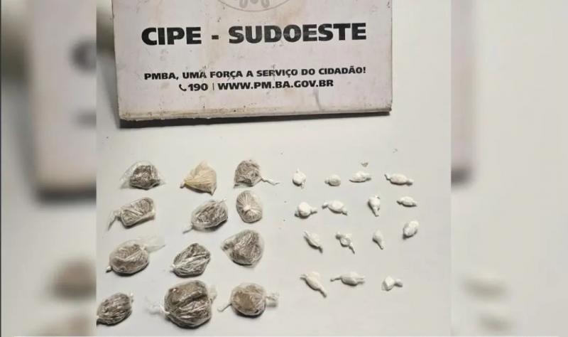 CIPE Sudoeste apreende drogas na cidade de Livramento de Nossa Senhora