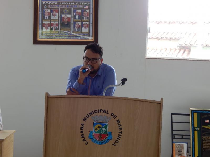 Chicãozinho é reeleito presidente da Câmara de Vereadores de Maetinga