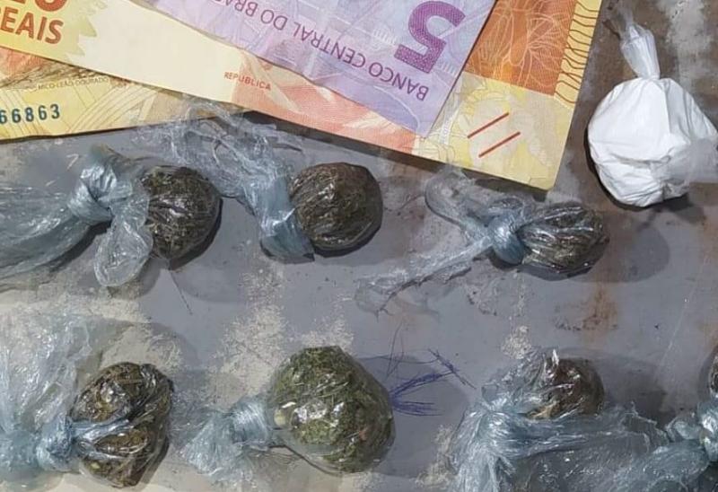 Acusado de tráfico de drogas é preso pela polícia militar em Caetité