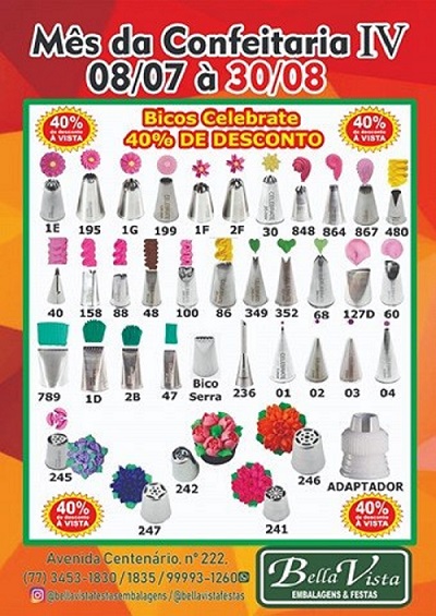 Confira as promoções deste mês na Bella Vista - Embalagens e Festas