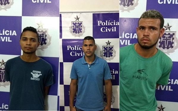Três homens são presos suspeitos de participar de roubo a fórum de Itapetinga 