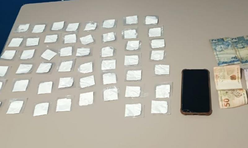 Acusado de tráfico de drogas é preso durante abordagem em Boquira