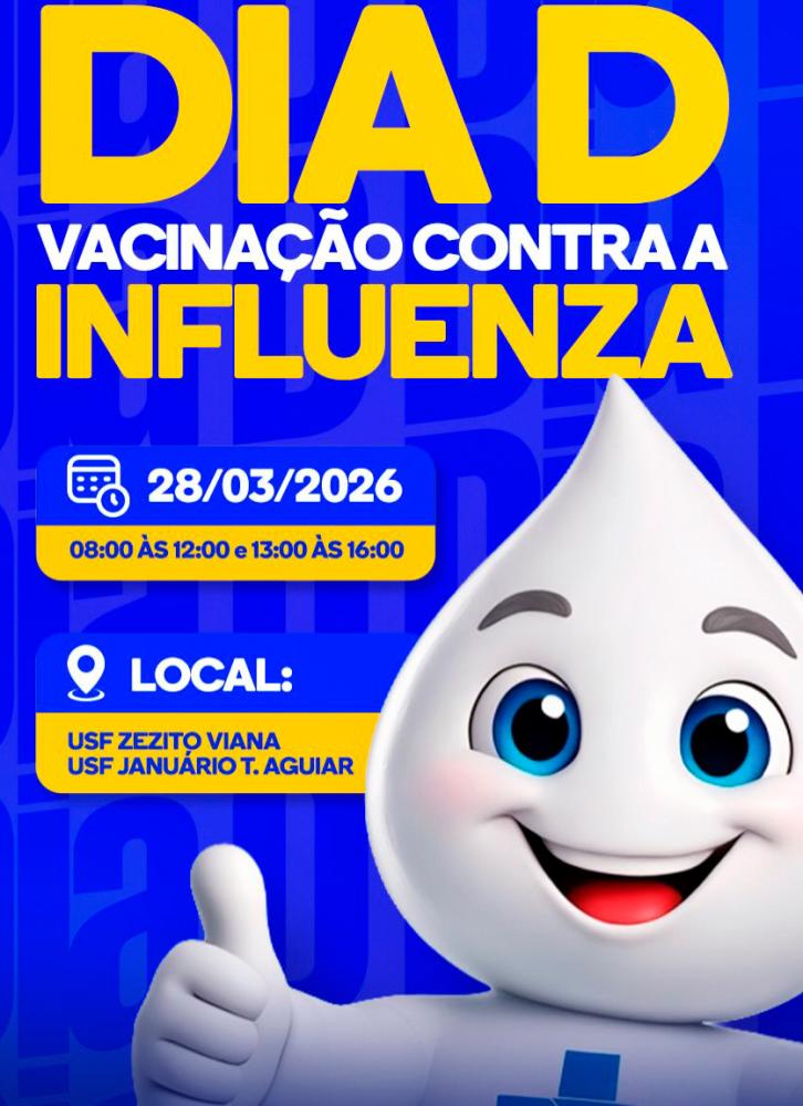 Dia D de Vacinação contra a Influenza Acontece Neste Sábado