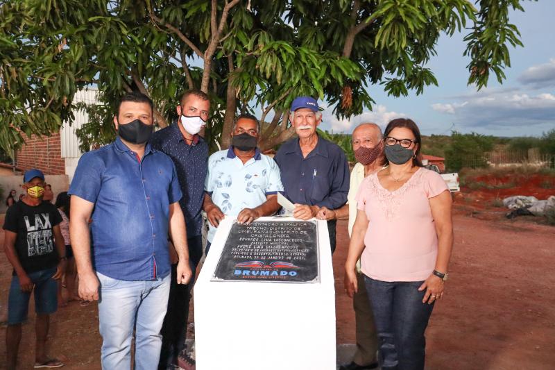 Asfalto de Cristalândia é concluído e entregue à população pela prefeitura de Brumado