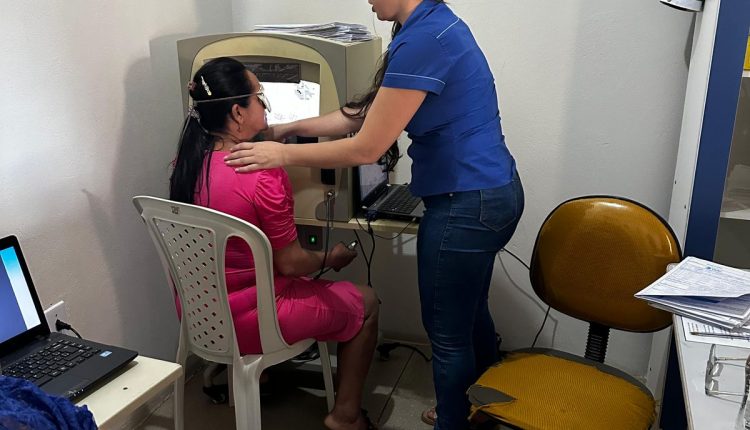 Prefeitura de Aracatu realiza exames de vista e entrega colírios para pacientes com glaucoma 