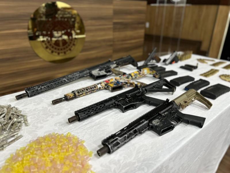 Forças Policiais chegam à marca de 64 fuzis apreendidos em 2024