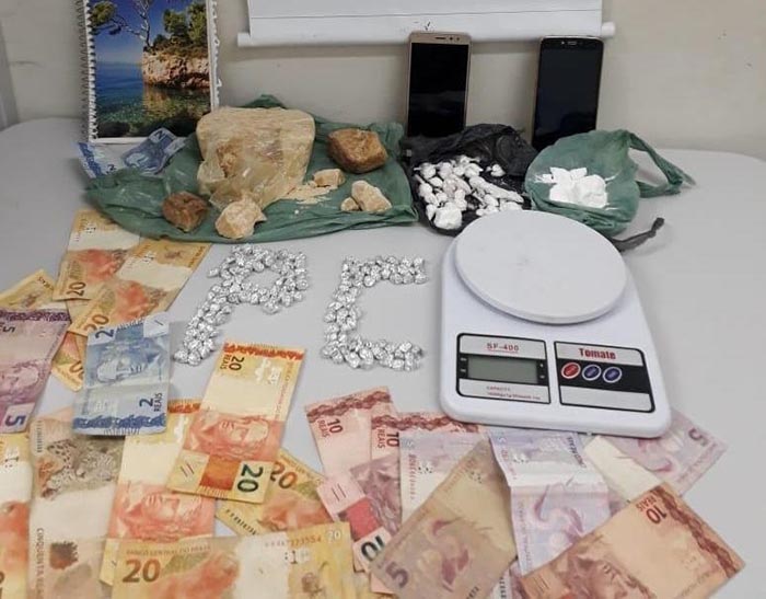 Crack e cocaína são apreendidos em Luís Eduardo Magalhães