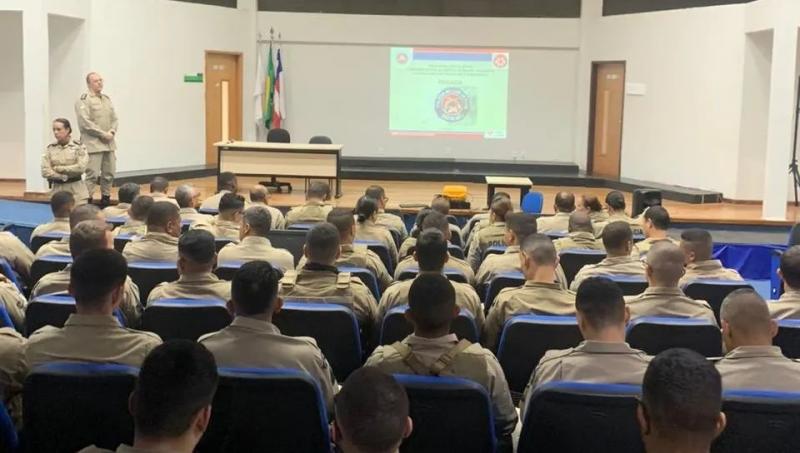 Visando alinhamento da tropa, comandante do 24º BPM de Brumado promove reunião com efetivo