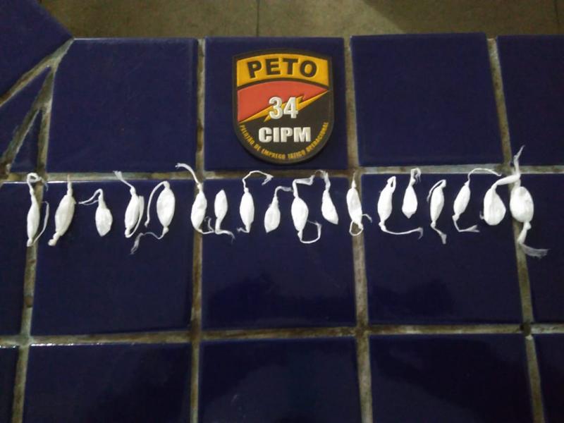 Brumado: Polícia Militar apreende drogas no bairro Dr. Juracy