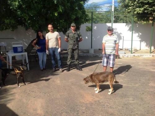 Tiro de Geurra auxilia na Campanha de Combate à raiva animal