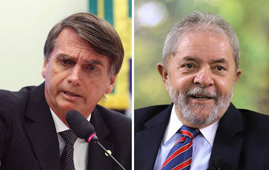 Datafolha: Bolsonaro lidera sem Lula na disputa; petista tem vantagem de até 21 pontos