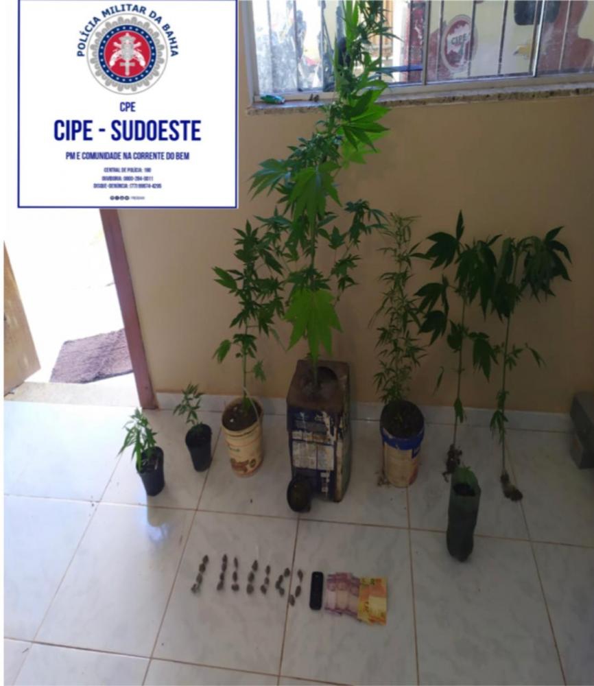 Barra da Estiva: Homem é detido após ser flagrado com drogas na zona rural