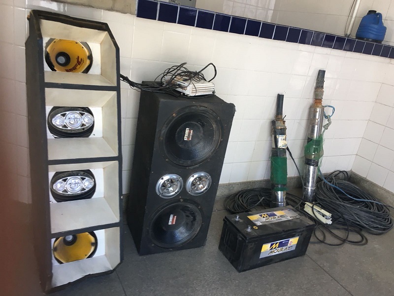 Polícia recupera bombas hidráulicas que haviam sido furtadas na zona rural de Malhada de Pedras