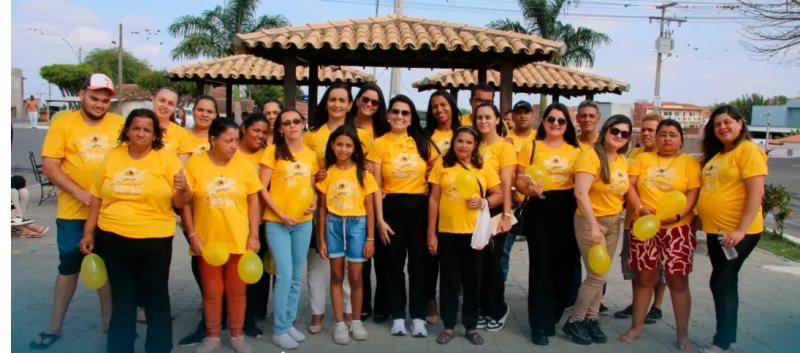  COMUNIDADE DE ARACATU PARTICIPA DE CAMINHADA PELA VALORIZAÇÃO DA VIDA