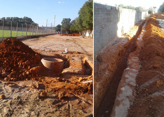 Obras de Iluminação do Estádio Minhocão em Malhada de Pedras começam a ser executadas