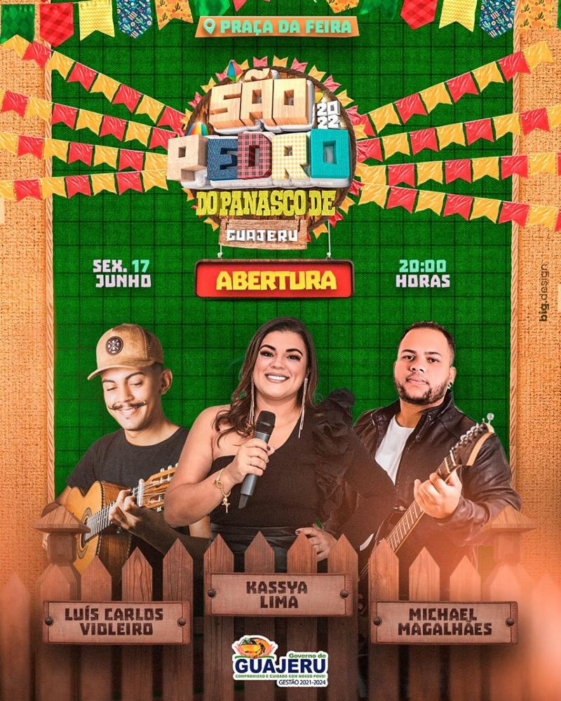 Artistas locais fazem abertura do São Pedro do Panasco em Guajeru