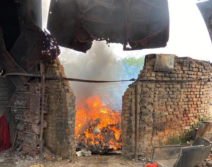 Polícia incinera quatro toneladas de drogas em Jequié