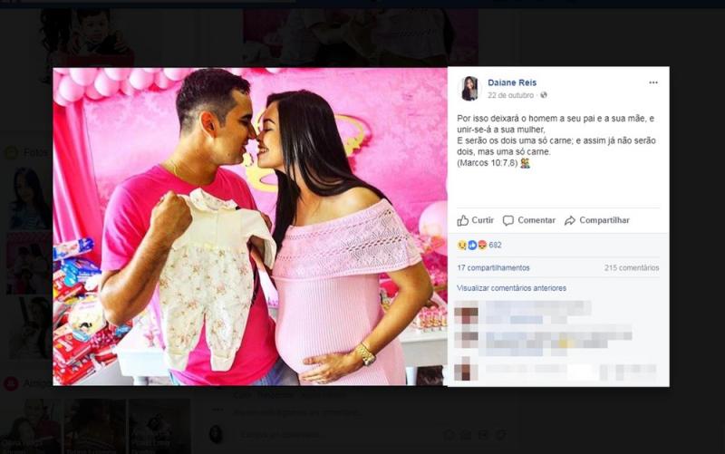 Marido que matou grávida por ciúmes de WhatsApp participou de velório e se mostrou 'comovido', diz tio da vítima