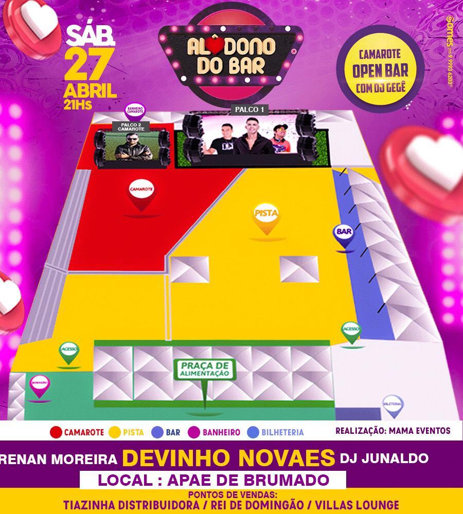 Confira a estrutura projetada para o grande Show de Devinho Novaes na Apae em Brumado