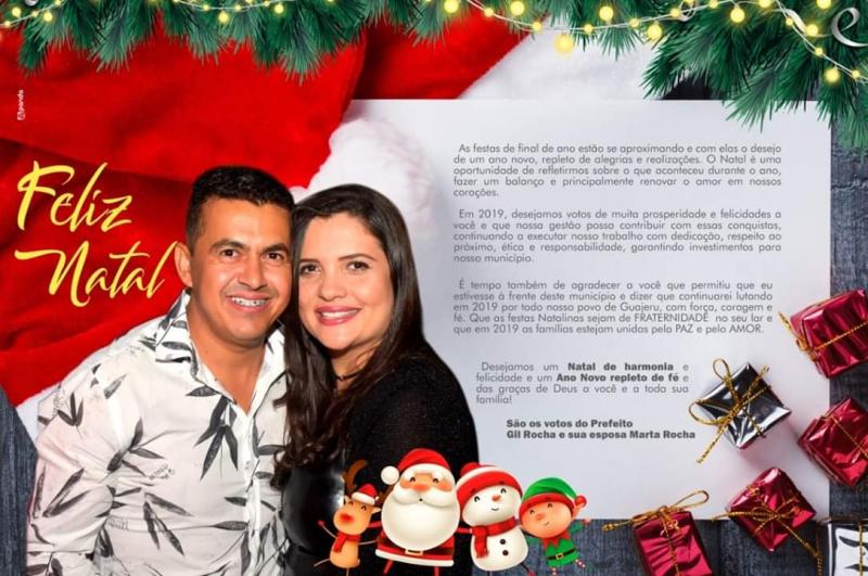 Guajeru: Mensagem do prefeito Gil Rocha