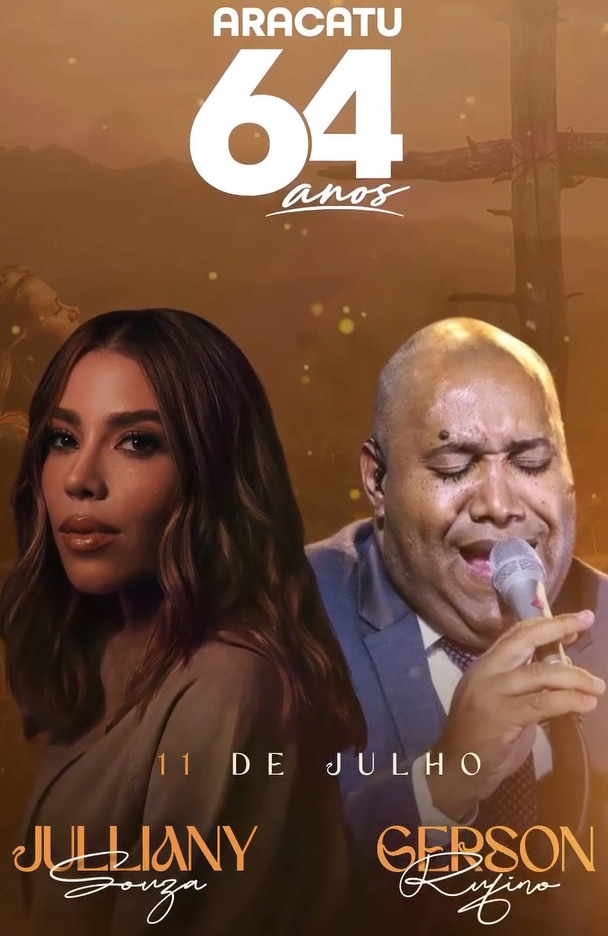 Aracatu celebra 64 anos com grande noite gospel no Espaço Gererê