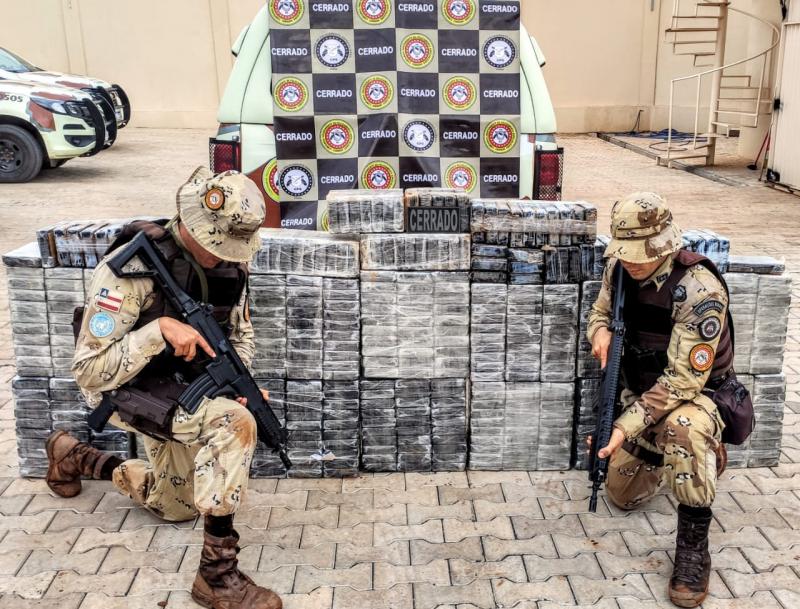 Bunker com R$ 7,5 milhões em cocaína é desmontado no oeste baiano