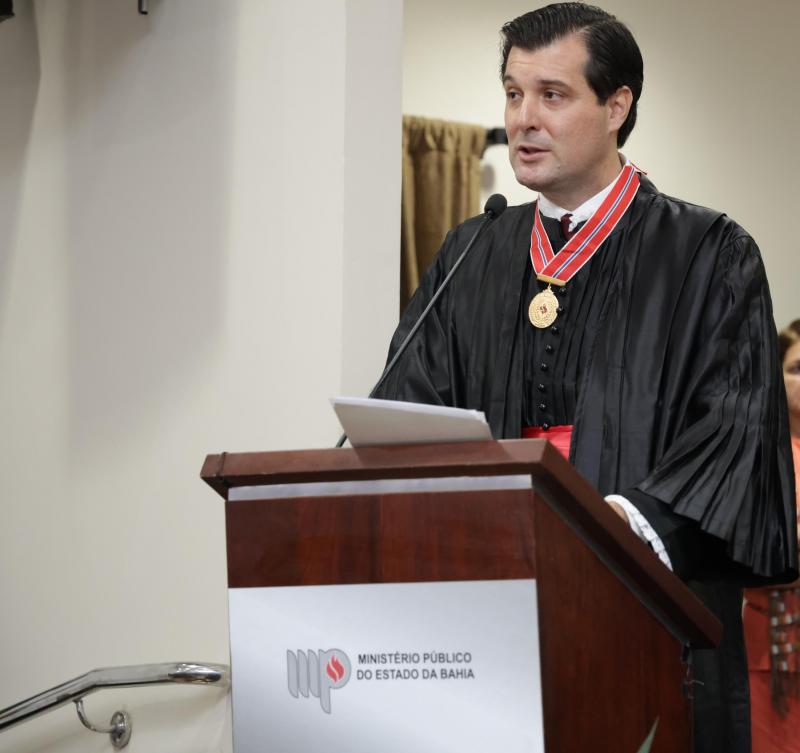 Pedro Maia assume o MP baiano em solenidade de posse histórica