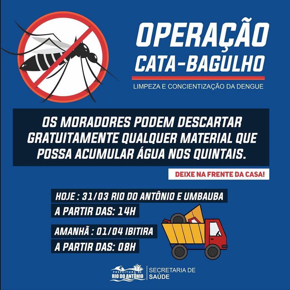 Além das ações contra o Coronavírus, prefeitura de Rio do Antônio também dedica esforços contra a dengue