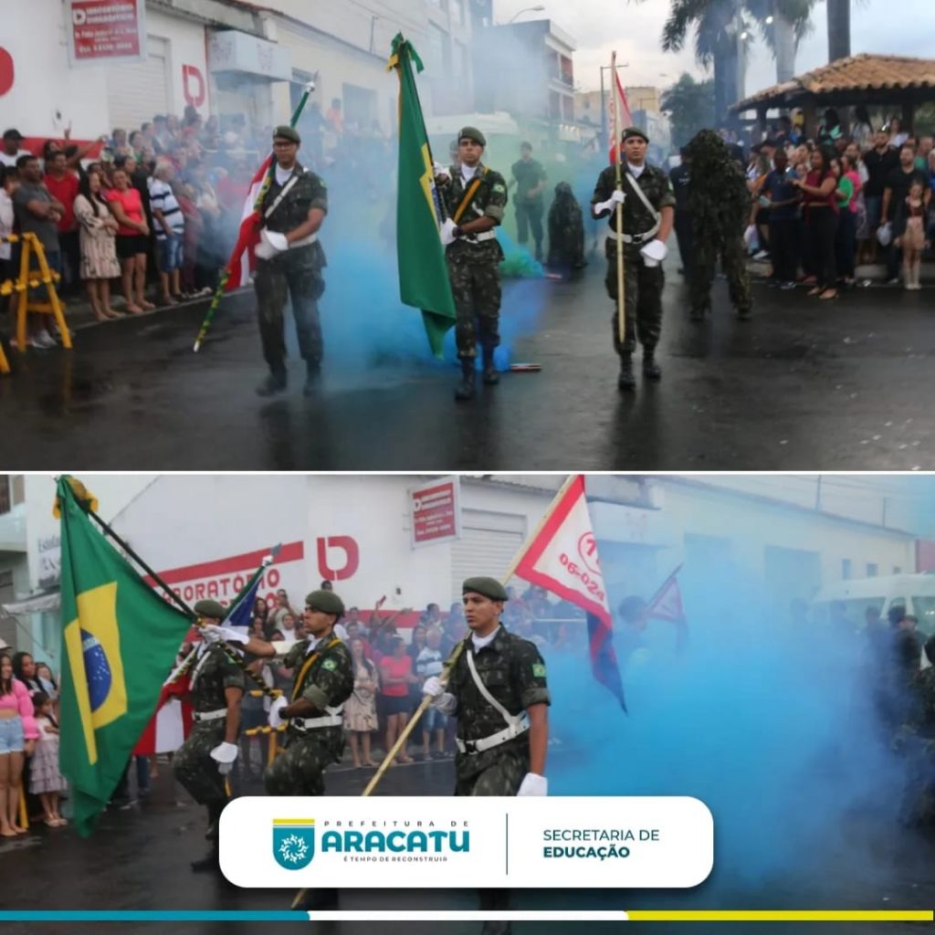 Com o tema 'Bicentenário da Independência: Novos Olhares Sobre a Bahia', prefeitura de Aracatu promoveu belíssimo desfile de 7 de setembro