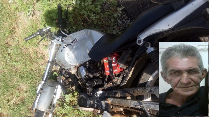 Idoso morre em grave acidente na BA-148 em Brumado; vítima estava sem capacete