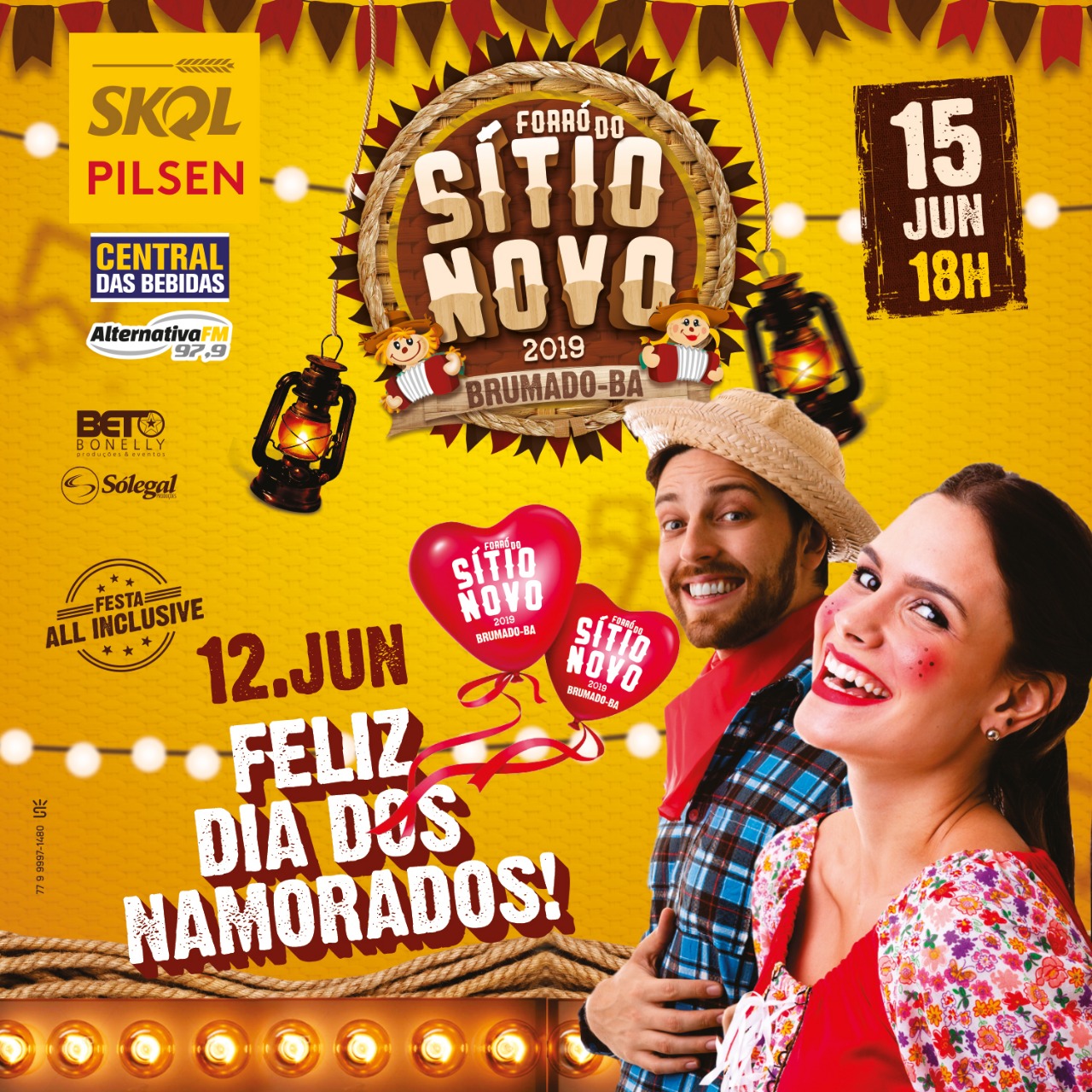 Neste Dia dos Namorados, presentei quem você ama com um ingresso do Forró do Sítio Novo