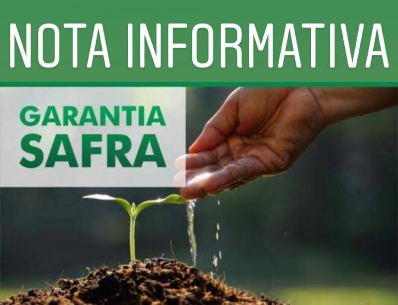 Garantia Safra: Prefeitura Municipal de Brumado emite Nota Informativa
