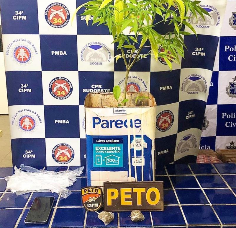 Brumado: Polícia Militar apreende drogas em casa no Bairro Malhada Branca