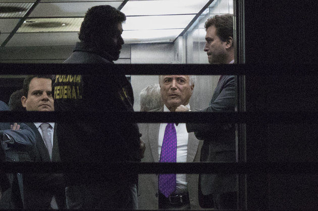 Temer deixa prisão em sede da PF no Rio de Janeiro